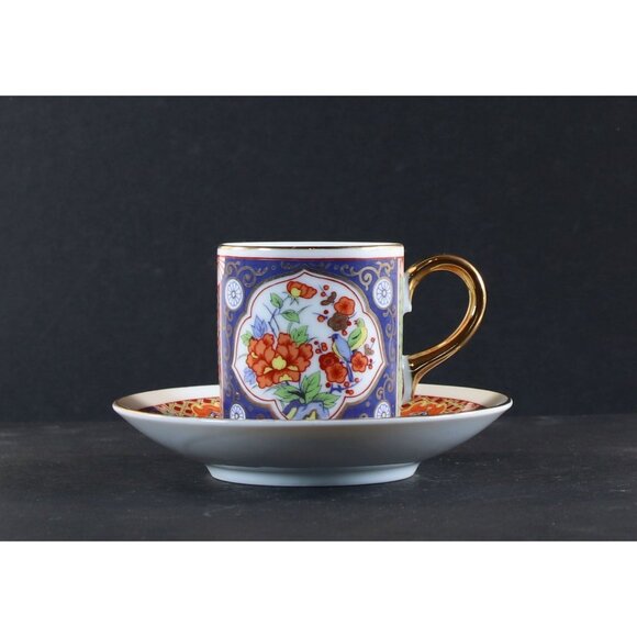 OMC Otagiri Mercantile Company Teacup and Saucer Demitasse 1950s GC - Picture 1 of 13